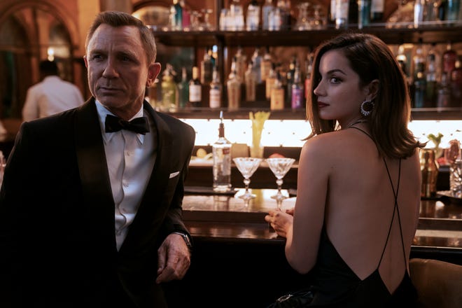 James Bond and Ana de Armas